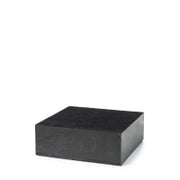 E-STYLO Tavolino in pietra fossile moderno e raffinato, perfetto per aggiungere un tocco di eleganza naturale al tuo soggiorno, 80cm X 80cm H. 28cm