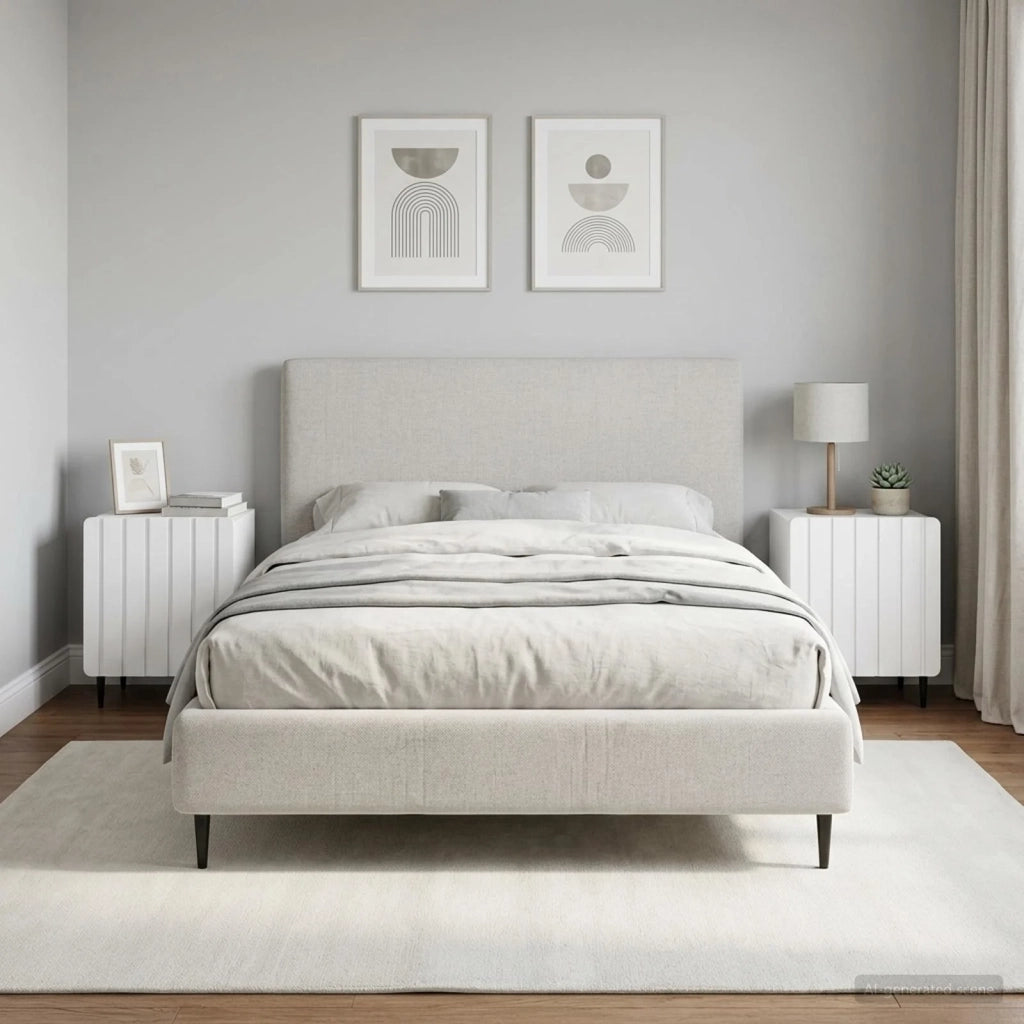 Armadio da Notte 2 pcs Bianco Lucido 43 x 34,5 x 52 cm 894344