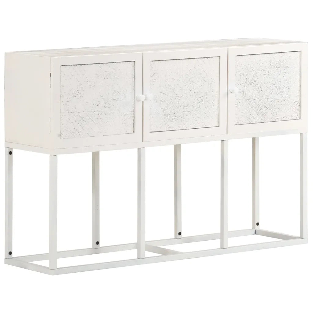 Credenza 115x30x76 cm in Legno Massello di Mango 323582