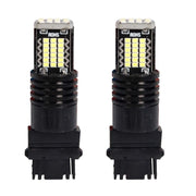 2 Pezzi LED 3157 T25 P27/W 54mm Lampade Auto Camion 12V 24V Canbus 48 SMD 2016 300lm 3.5W Mono Filamento Bianco 6500K