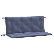 Cuscini per Panca 2 pz | Cuscini per sedie Blu Marino 120x50x7cm in Tessuto Oxford