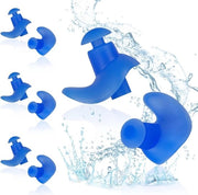 Occhiali da bagno in silicone riciclabili per adulti e bambini - Impermeabili - Idonei per nuoto, doccia, surf, piscina e sonno