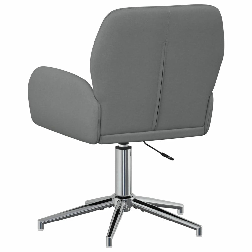 Sedie da scrivania girevoli 4 pz 54 x 58 x 90 cm Grigio Scuro 3428304