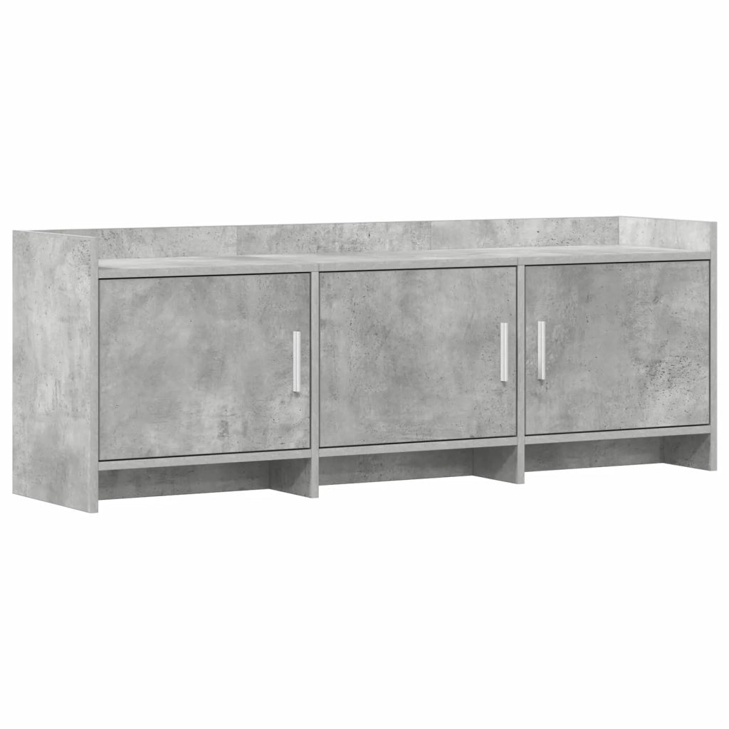 Mobile TV 130 x 33 x 47 cm Grigio Cemento Legno ingegnerizzato 8011198