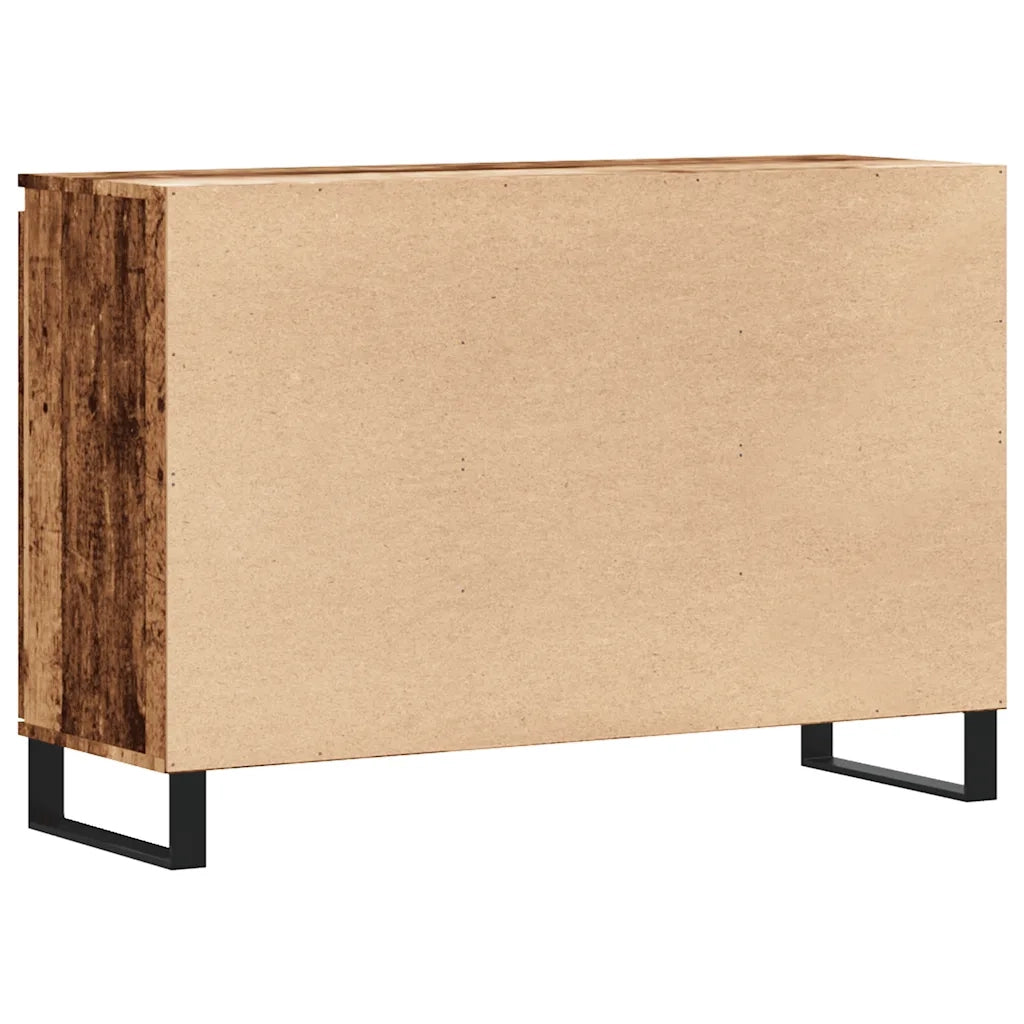 Credenza Legno Antico 104x35x70 cm in Legno Multistrato