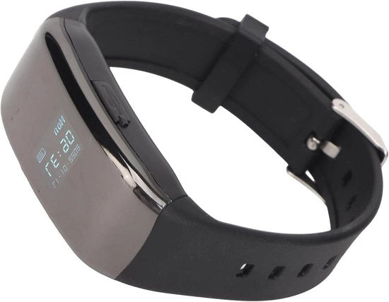 Orologio sottile con funzione di registrazione audio - Registrazione vocale bracciale 360° registrazione DSP riduzione rumore Marcatura temporale (16G)
