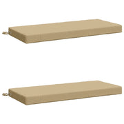Cuscini per Panchina a 2 Pezzi SOEST 2 pz 100% Poliestere Beige 950151