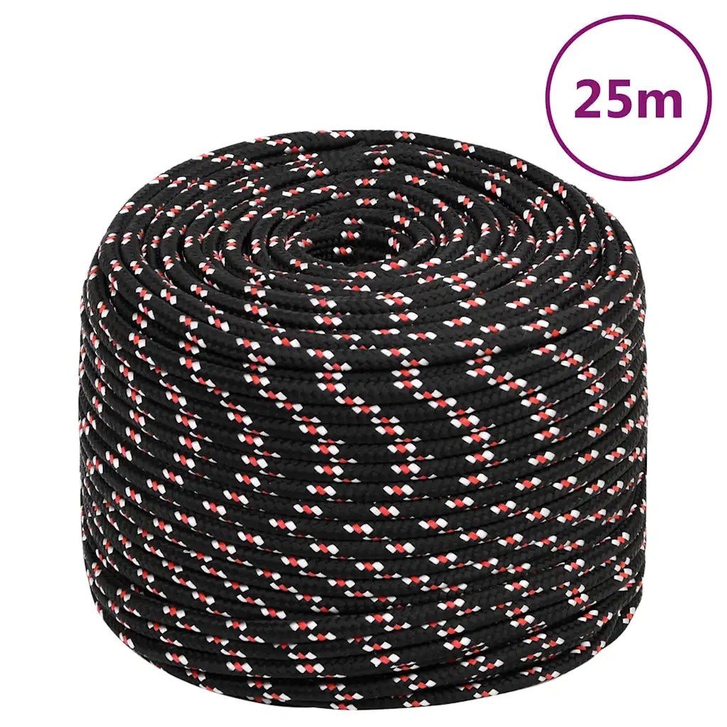 Corda per barca Nera 6 mm 25 m in Polipropilene 152337