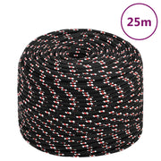 Corda per barca Nera 6 mm 25 m in Polipropilene 152337