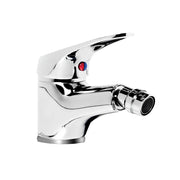 Fortunato rubinetto miscelatore bidet in ottone cromato con piletta