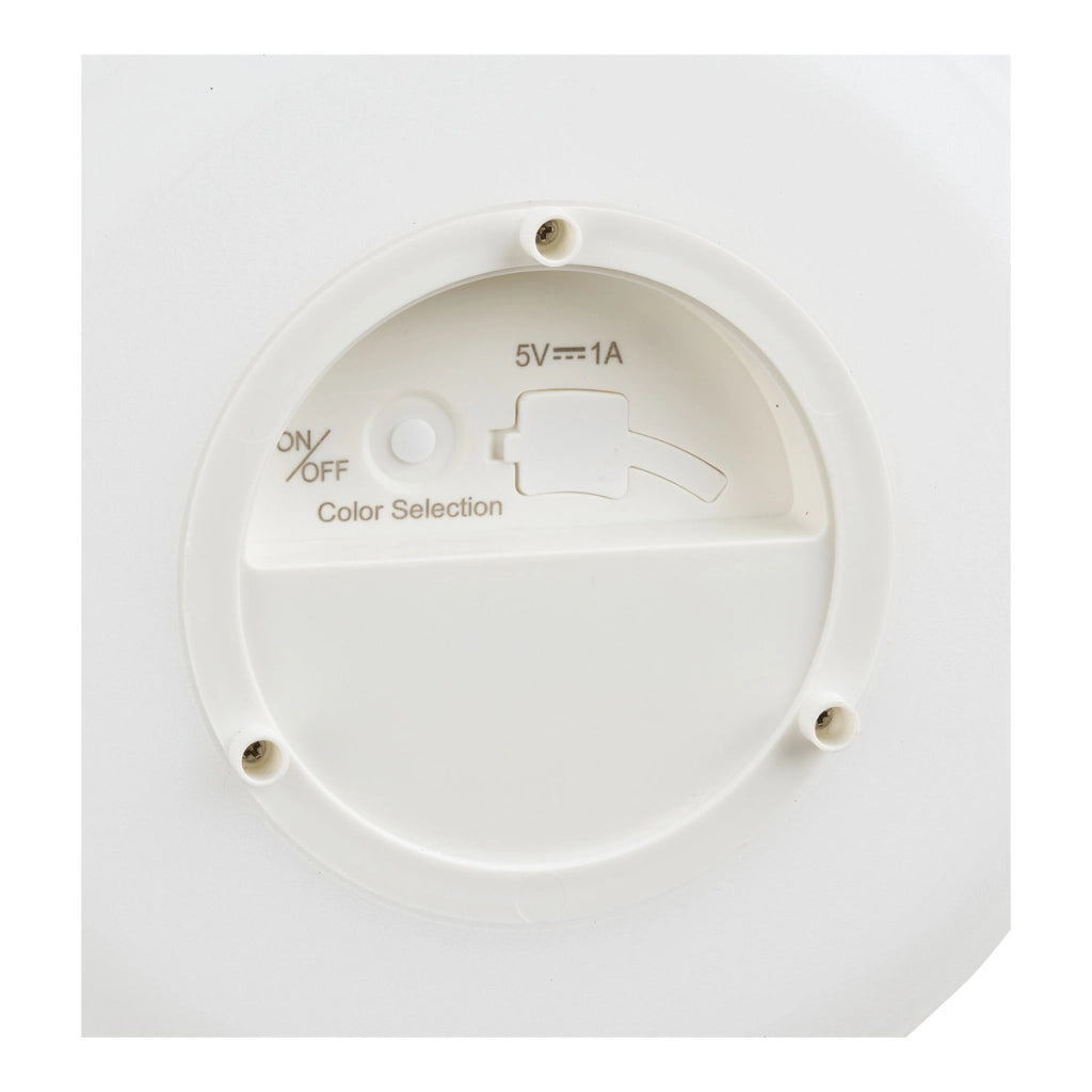 Lampada da Esterno Derry, Bianco, Plastica, 20,5x21x21 cm