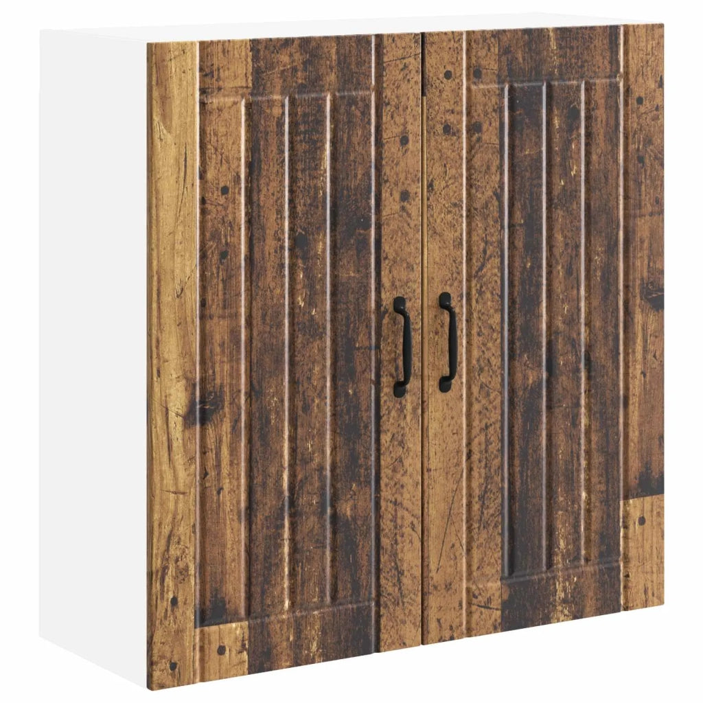 Armadietto a muro LUCCA Legno antico 80 x 31 x 80 cm