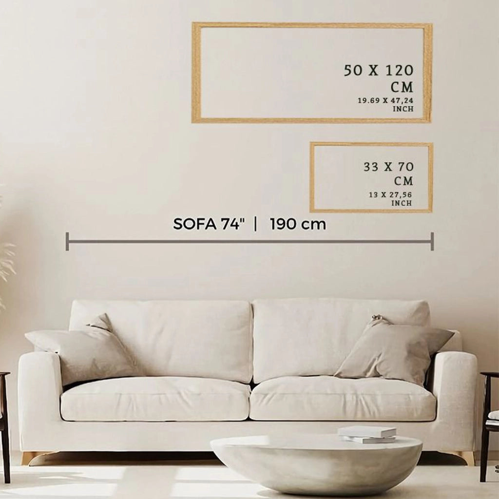 Misili, Quadro Materiale Struttura in Legno Nobilitato, 50x120h cm Multicolore