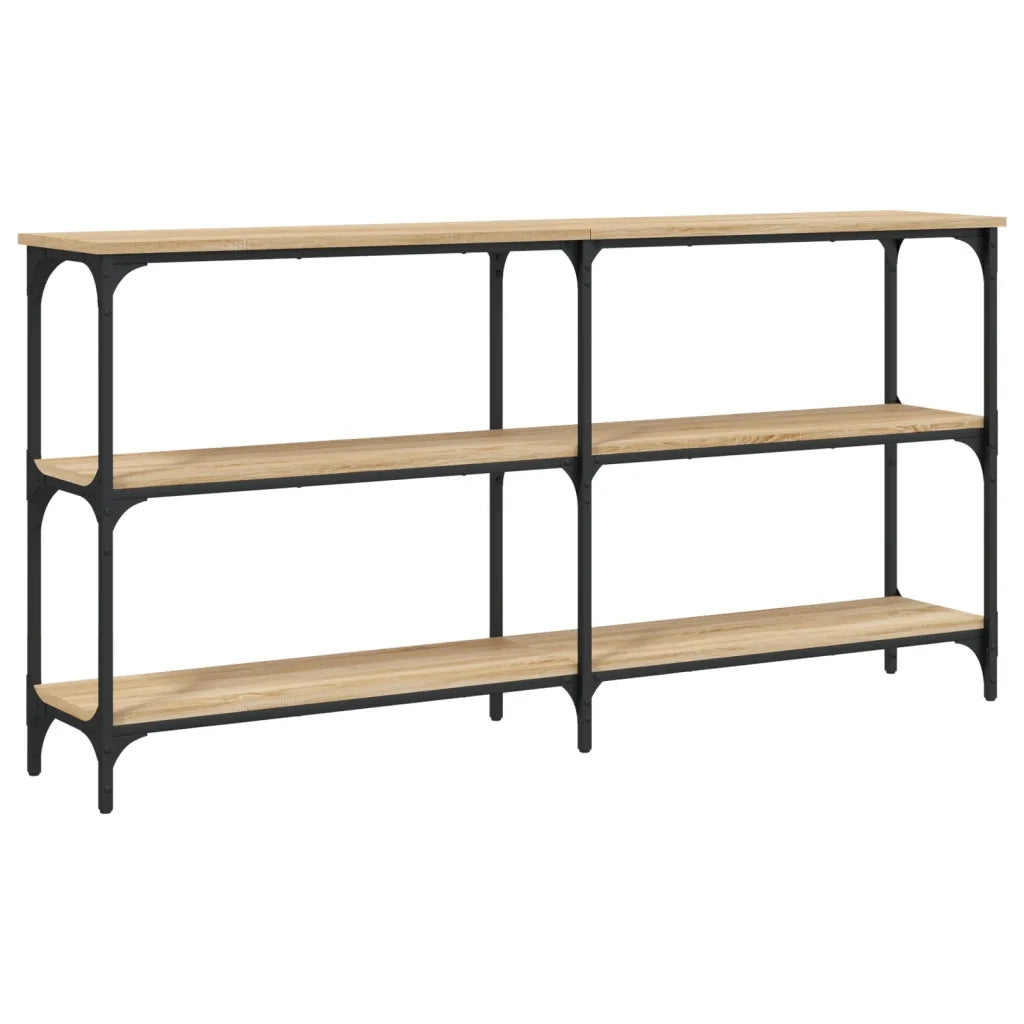 Tavolo Consolle | Tavolo d'Ingresso Rovere Sonoma 150x29x75 cm in Legno Multistrato