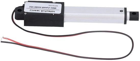 Attuatore Lineare ad Alta Velocità 50 mm di Corsa DC 12V con Interruttore Interno a Basso Livello di Rumore Mini Attuatore Lineare di Movimento Lineare per Industria Automobilistica (Corsa 50mm-4mm/s-150N)