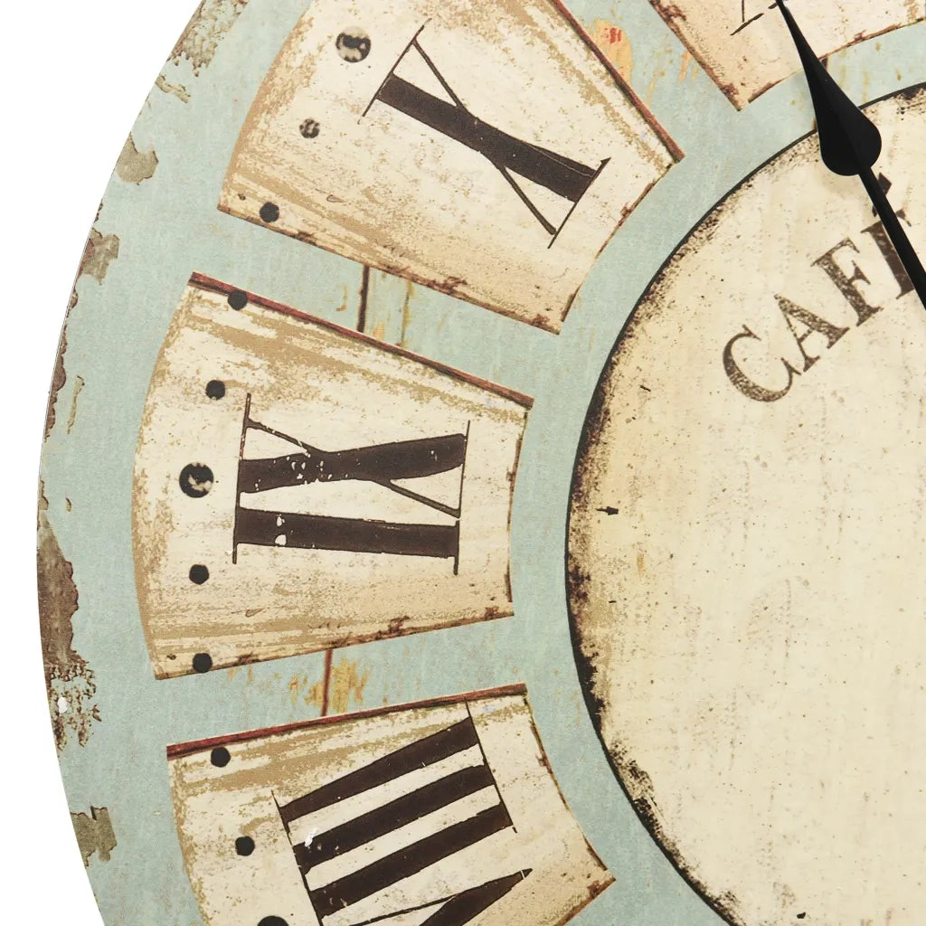 Orologio da Parete Multicolore 60 cm in MDF 325183