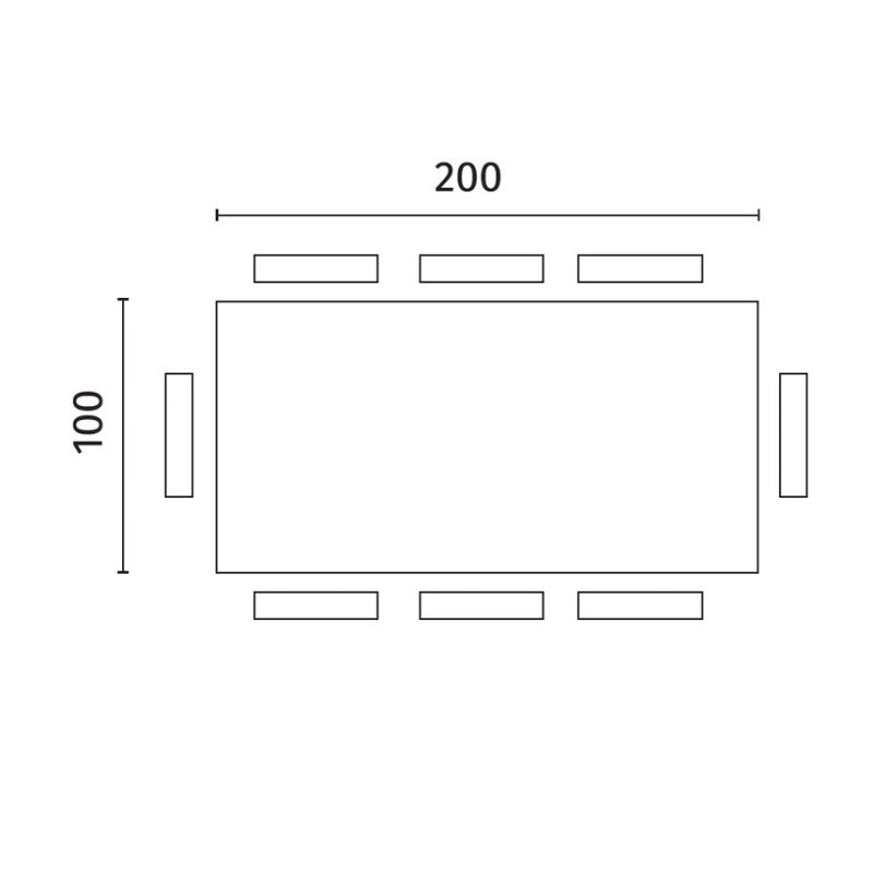 Tavolo Fisso 200 x 100 cm Snooker 100cm X 200cm H 76cm Stones