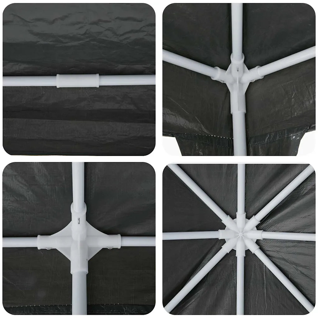 Tenda Party Antracite 800 x 400 x 266 cm Polietilene 42003443