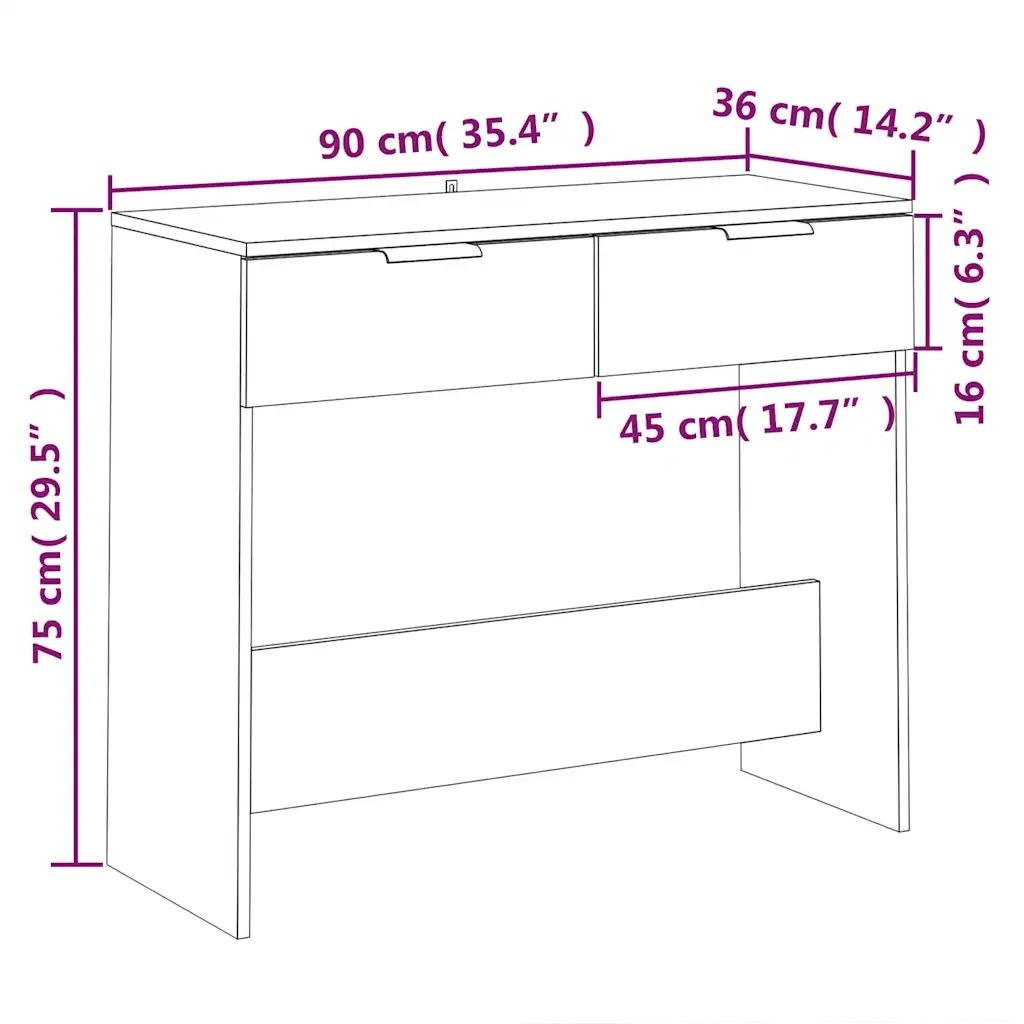 Tavolino da salotto | Tavolino da caff¨¨ | Tavolino da Soggiorno Rovere Sonoma 90x36x75 cm Legno Multistrato
