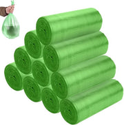 200 sacchi di imballaggio, 20 l, resistenti alle scalfitture e impermeabili, sacchi di riciclaggio per la cucina, sacchi di rifiuti biologici per i rifiuti residui e la raccolta rifiuti (50 x 45 cm, verde)