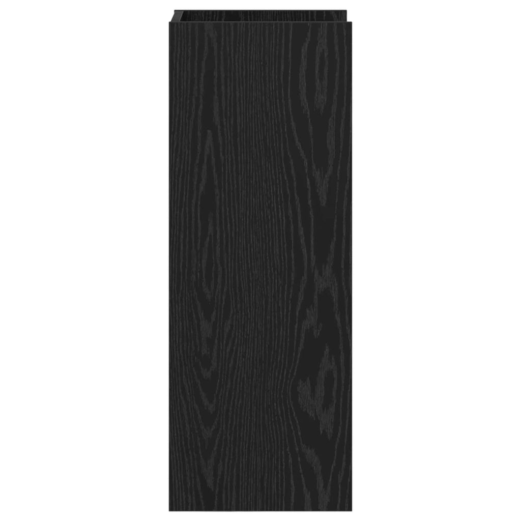 Supporto per piante Rovere Nero 30 x 30 x 80 cm 899580