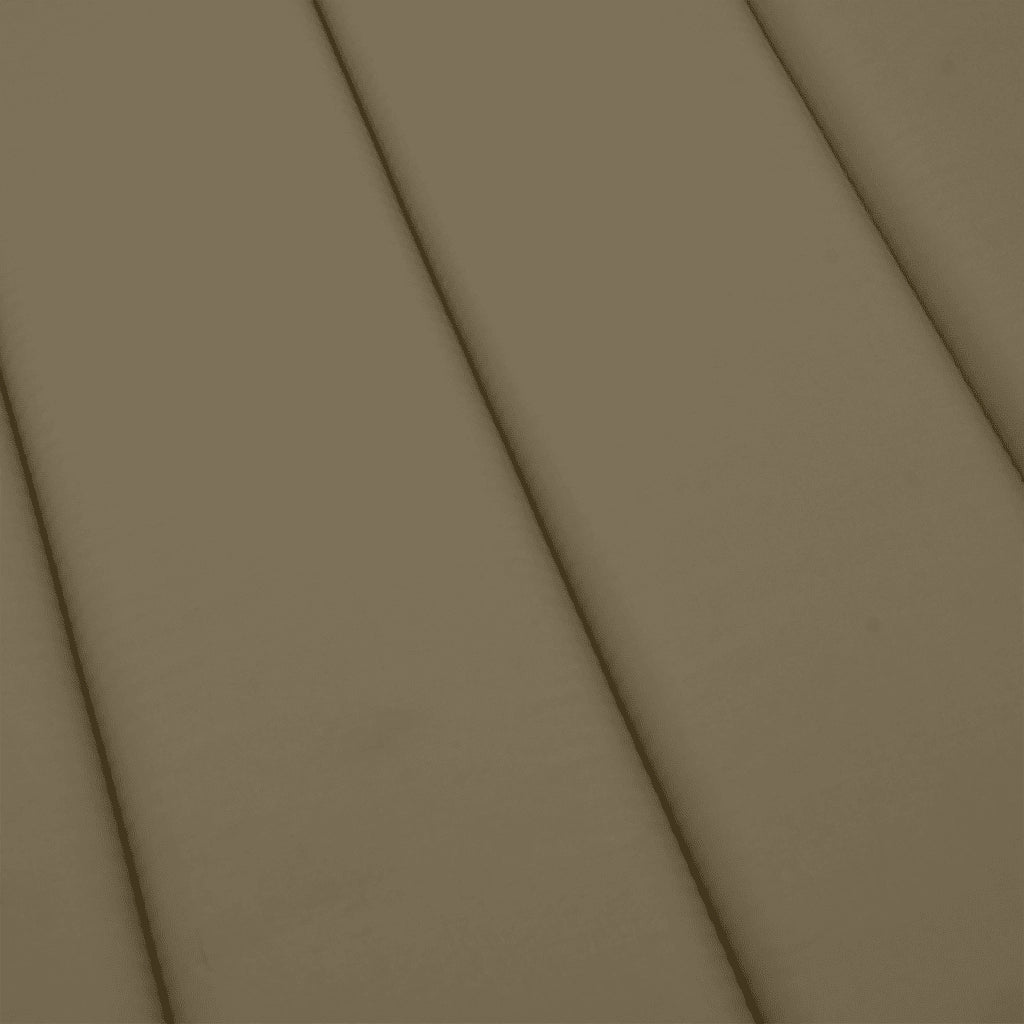 vidaXL Cuscino per Lettino Prendisole Tortora Mélange 200x60x4 cm