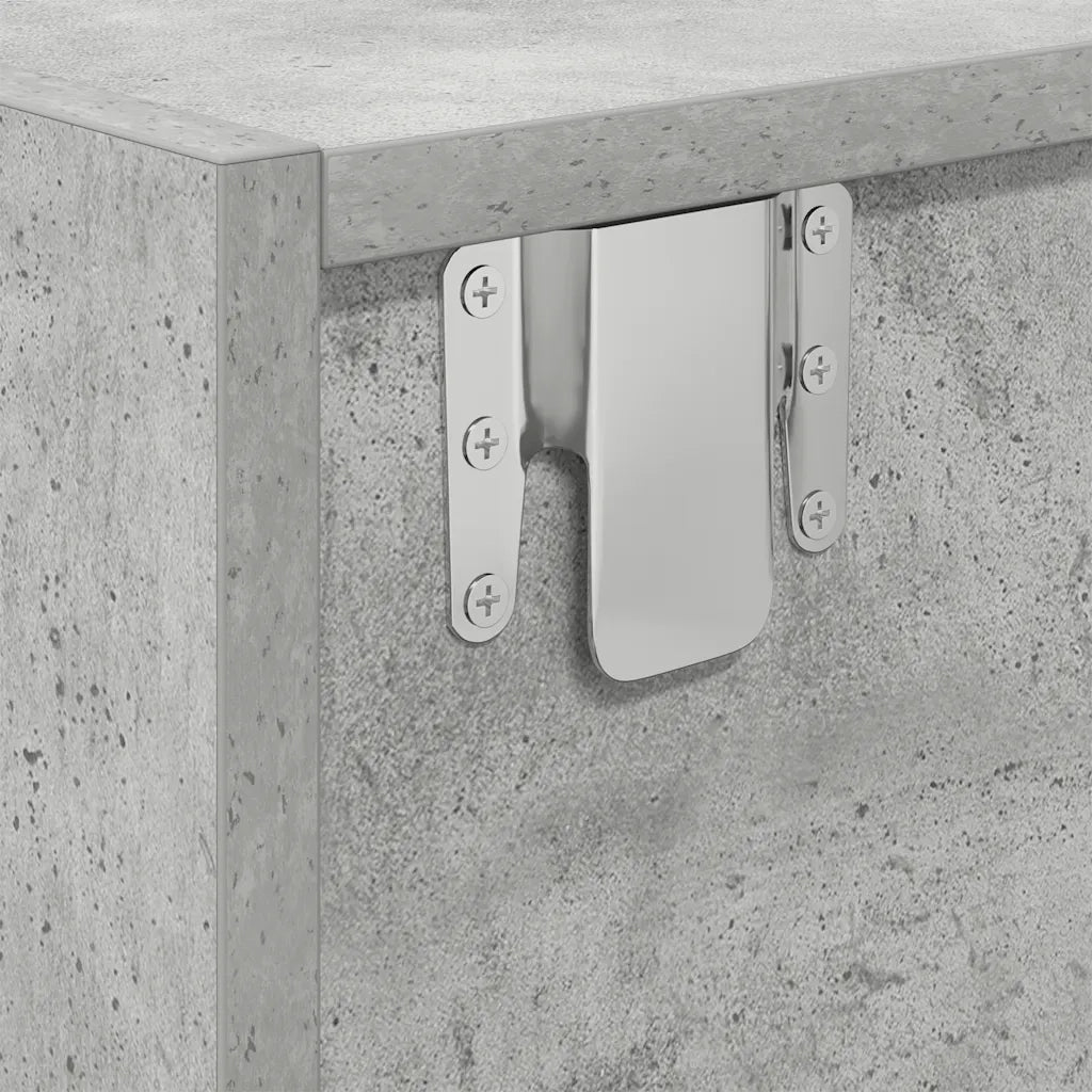 Mobile per TV | Armadietto TV | Mobile Porta TV Grigio Cemento 80x31x25,5 cm Legno Multistrato