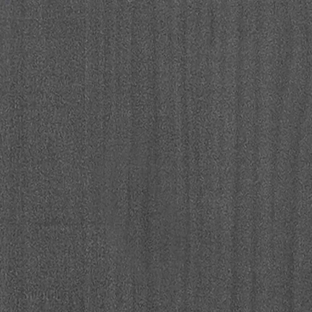Libreria a 2 Ripiani Grigia 60x30x70 cm in Massello di Pino 806434