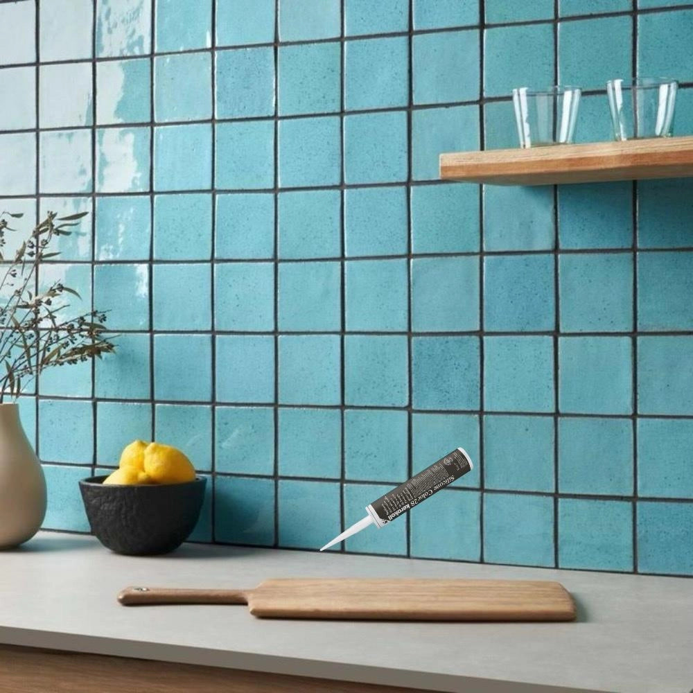 Silicone sigillante decorativo piastrelle mosaici giunture fughe colorato 310 ml *** colore- n 08, confezione 1
