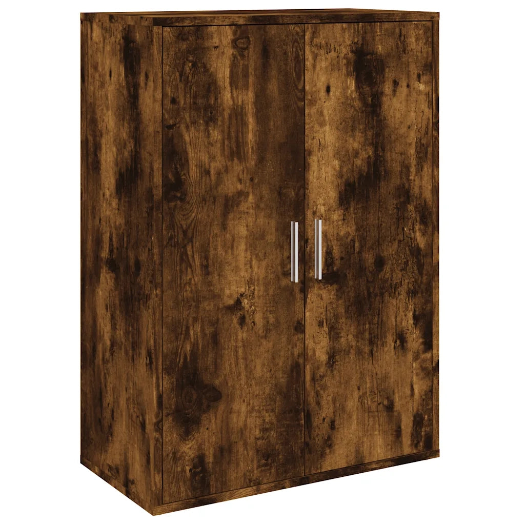 Credenza Rovere Fumo 60x31x84 cm in Legno Multistrato 840489