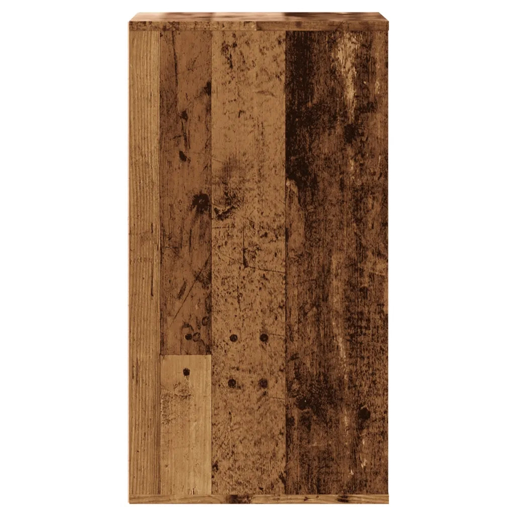 Cassettiera Angolare Legno Antico 40x41x76 cm Legno Multistrato