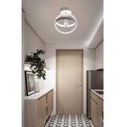 Trade Shop - Lampadario Led 22w Cerchio Plafoniera Pendente Soffitto Luce 4000k 3000k 6500k Pn-02b - -bianco Freddo      -