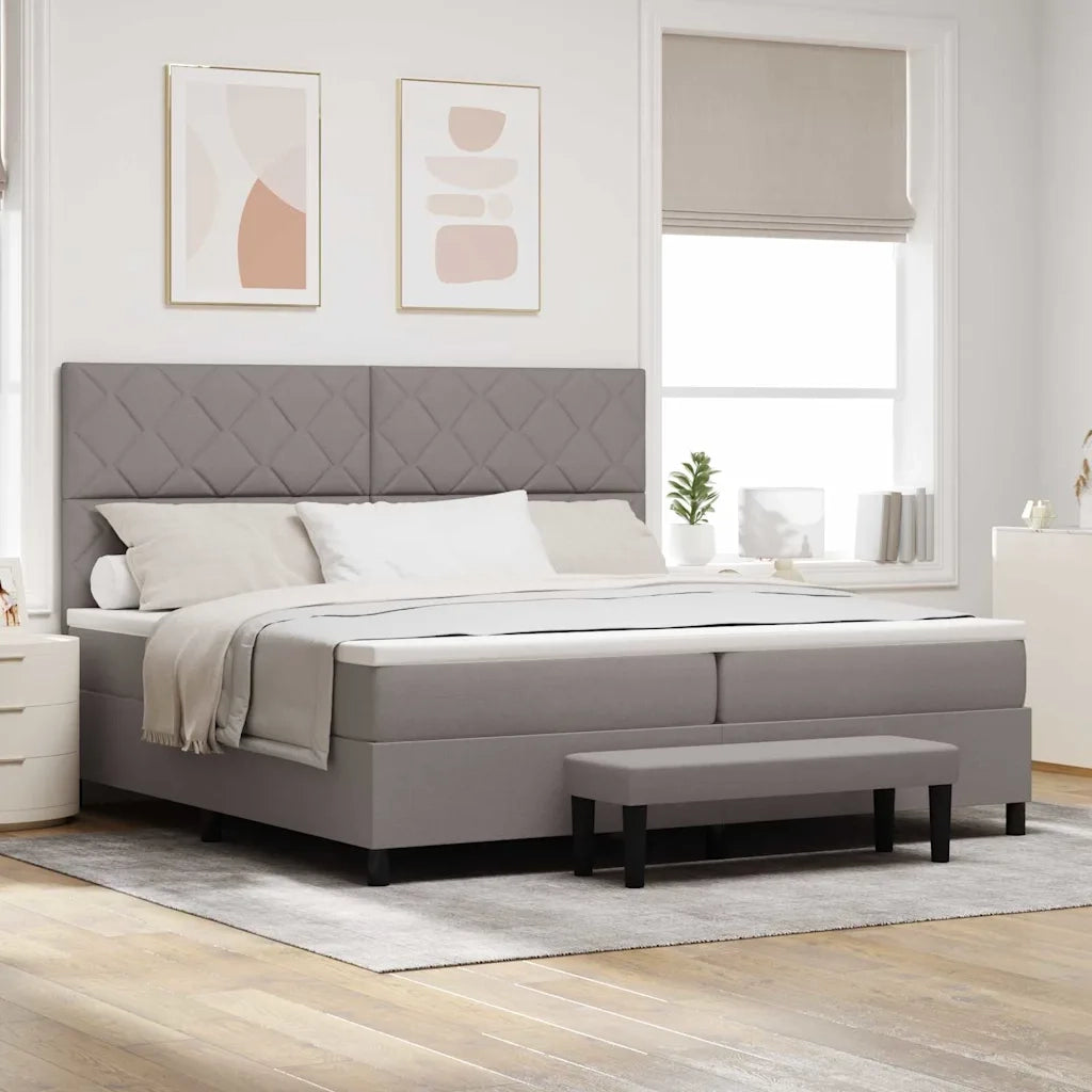 Letto a molle con materasso Talpa 200 x 200 cm Tessuto 3344174
