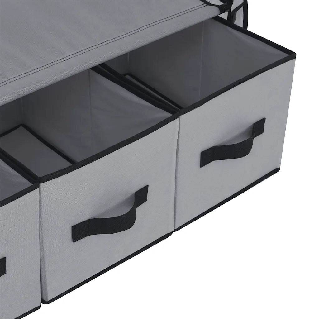 Armadio Grigio 87x49x159 cm in Tessuto cod mxl 78082