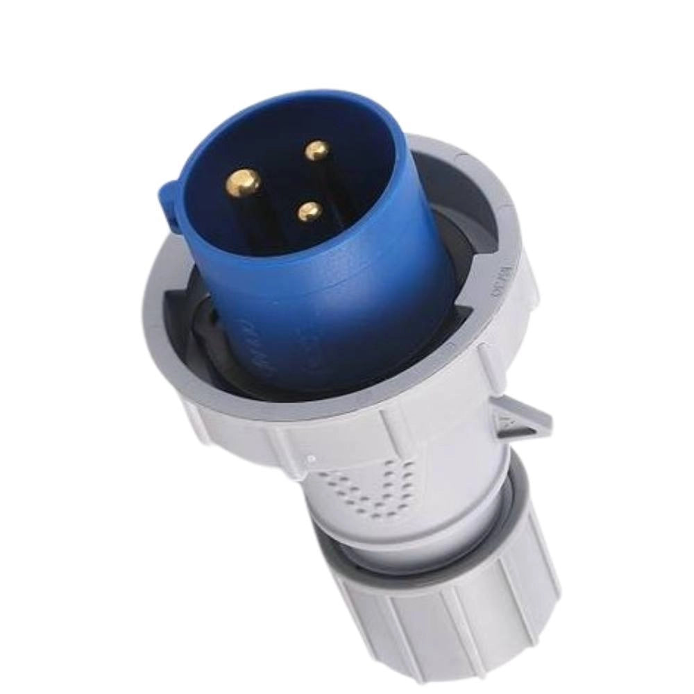 Spina industriale ecova 30509 32a 230v 2p+t ip67 per uso professionale