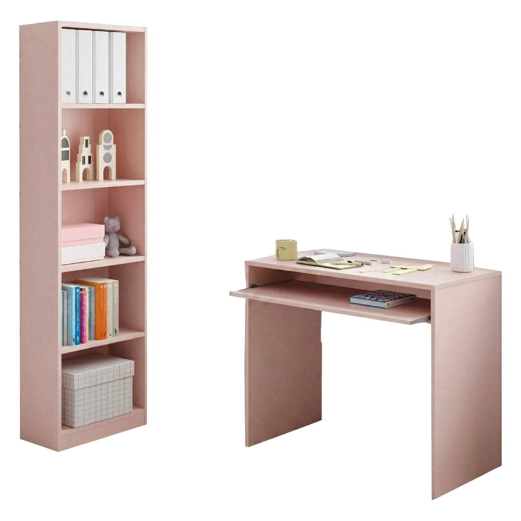 Gaggi, Composizione Camera da Letto Reversibile, 90x54x79h cm Rosa