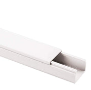 Canale bianco portacavi pvc rigido autoestinguente 80x60mm barra 2 metri