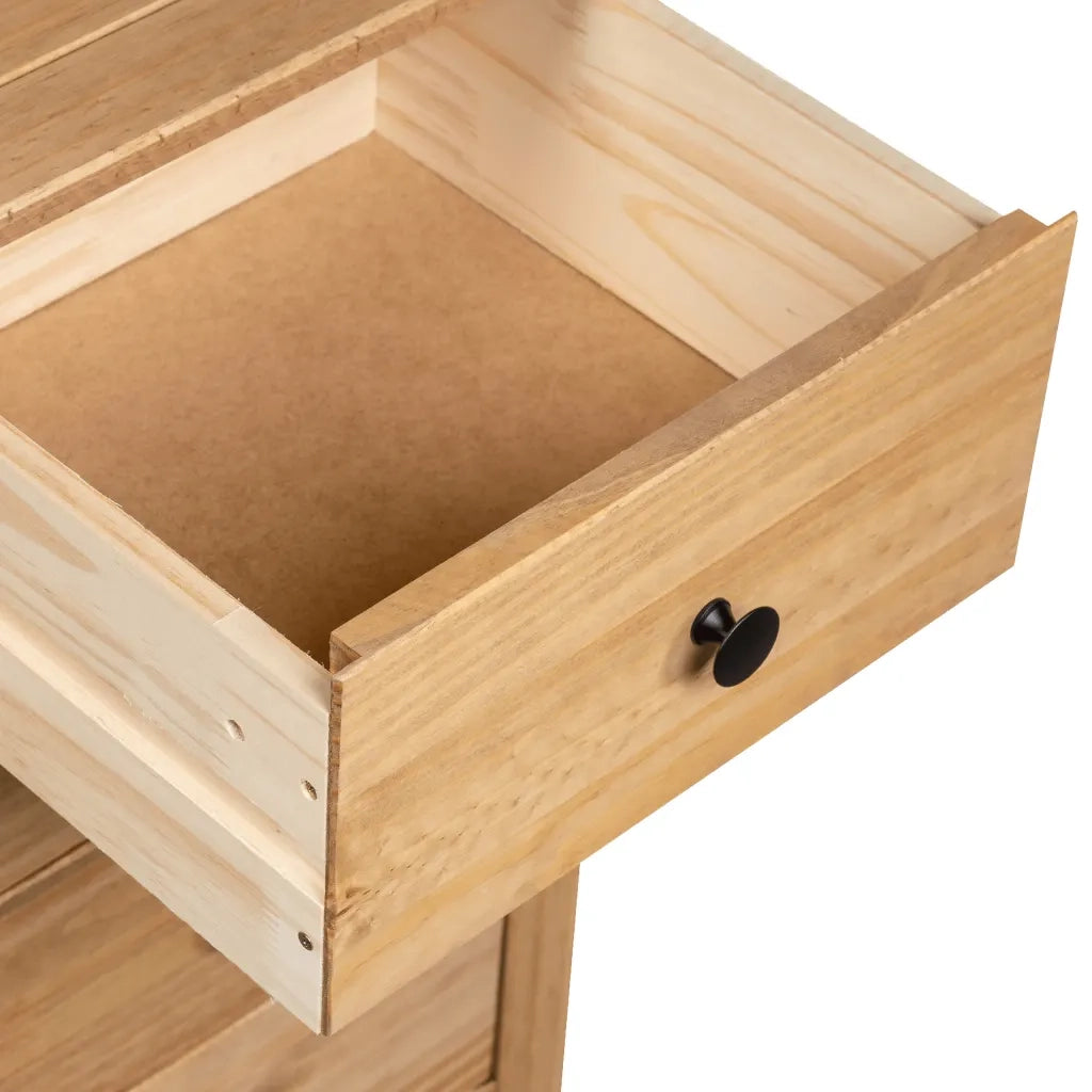 Credenza-Buffet-Armadio da cucina 46x40x89 cm in Legno Massello di Pino Panama Range