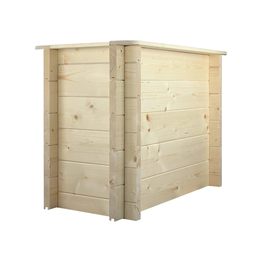 L?aiuola di giardino sopraelevata in legno - 78x38x57 cm - Timbela M612