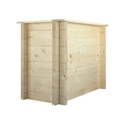L?aiuola di giardino sopraelevata in legno - 78x38x57 cm - Timbela M612