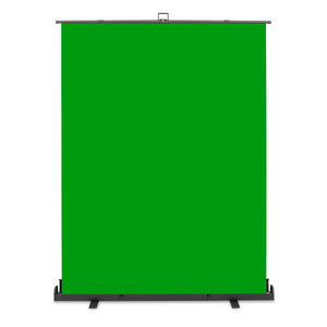 Fondale fotografico a rullo verde 165 x 220 cm, sfondo avvolgibile con supporto, sistema per studi fotografici, pannello ingualcibile ideale per chroma key