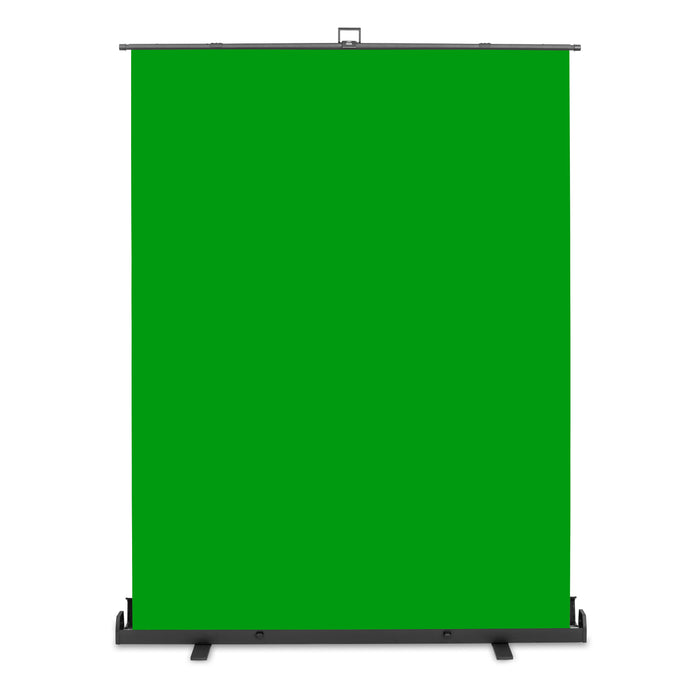 Fondale fotografico a rullo verde 165 x 220 cm, sfondo avvolgibile con supporto, sistema per studi fotografici, pannello ingualcibile ideale per chroma key