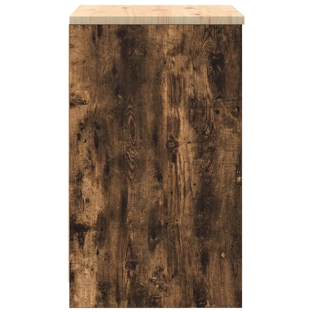 Armadietto da Garage in Rovere Affumicato 60x51x85 cm 860548