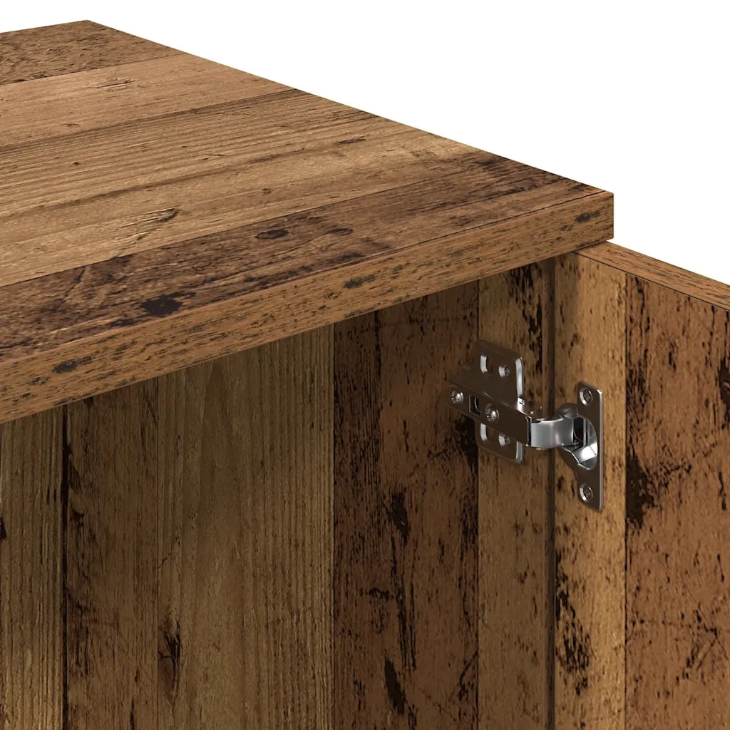 Mobile Porta TV Legno Antico 120x34x37 cm in Legno Multistrato 855974