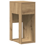 Supporto per Computer a Torre con Cassetto Rovere 30x44x74 cm CFW2439482