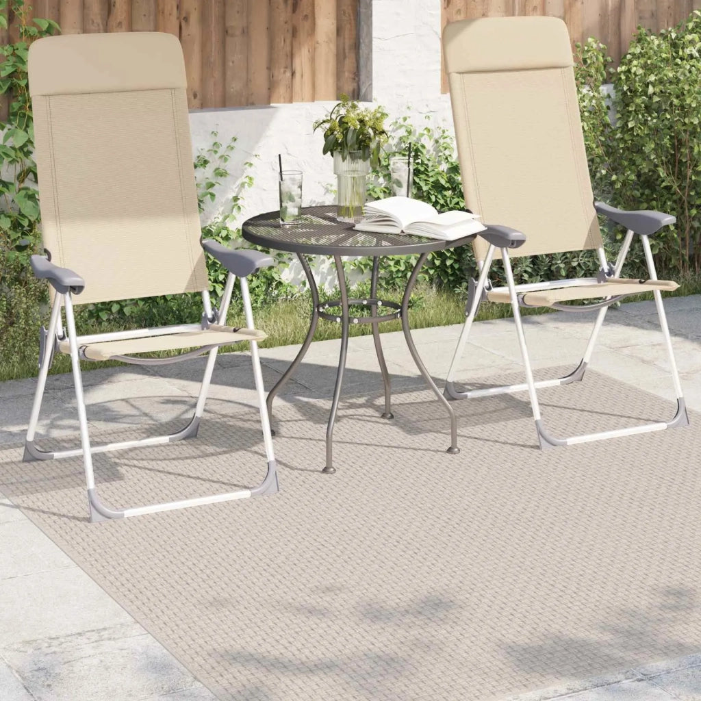Tappeti per area Quadrato FARO Crema 120 x 120 cm Poliestere 42022564