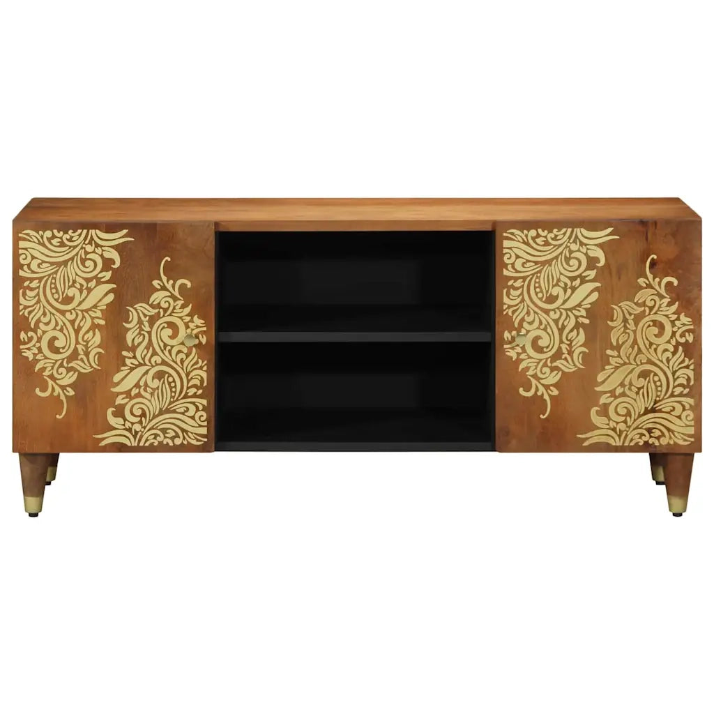 Mobile TV con lo scaffale Marrone miele 105 x 33 x 46 cm 4018736
