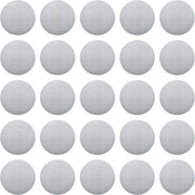 Piastra di copertura per serratura in acciaio per riparazione - copertura per serratura decorativa - 25 pezzi - copertura per foro di serratura - 50 mm