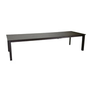 Tavolo alluminio El Paso allungabile marrone rettangolare cm 220/330x110h76