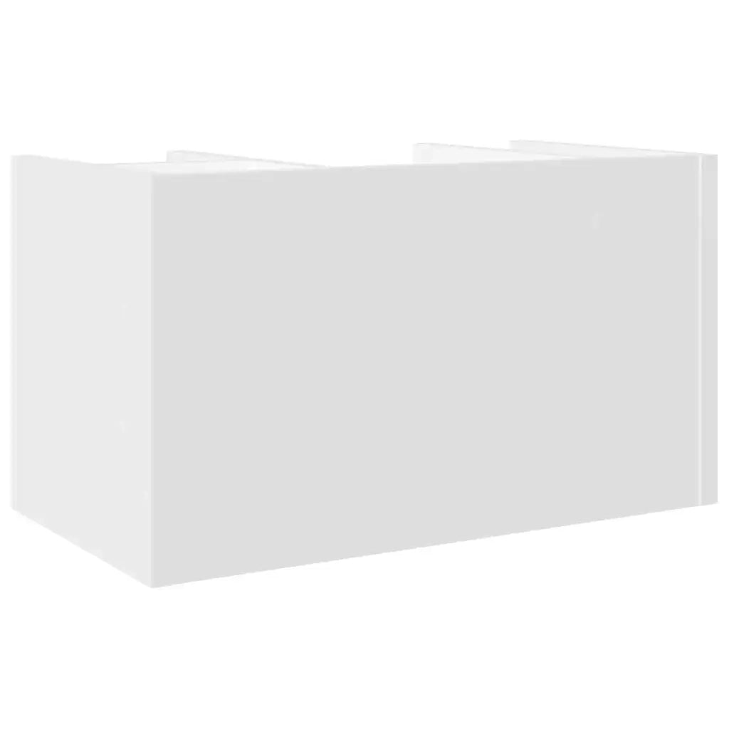 Organizer da Scrivania Bianco 44,5x24x25 cm Legno Multistrato CFW2671642